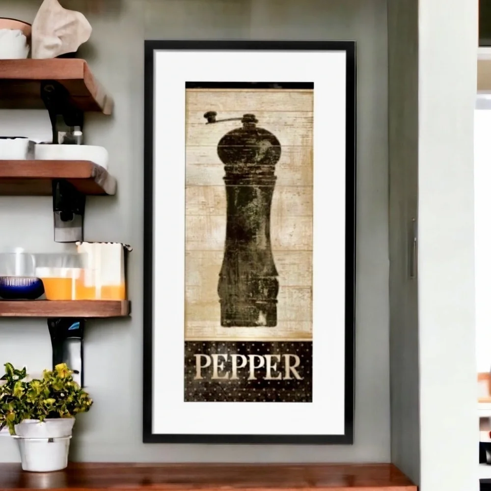 Framed Pepper Print by Daphne Brissonnet